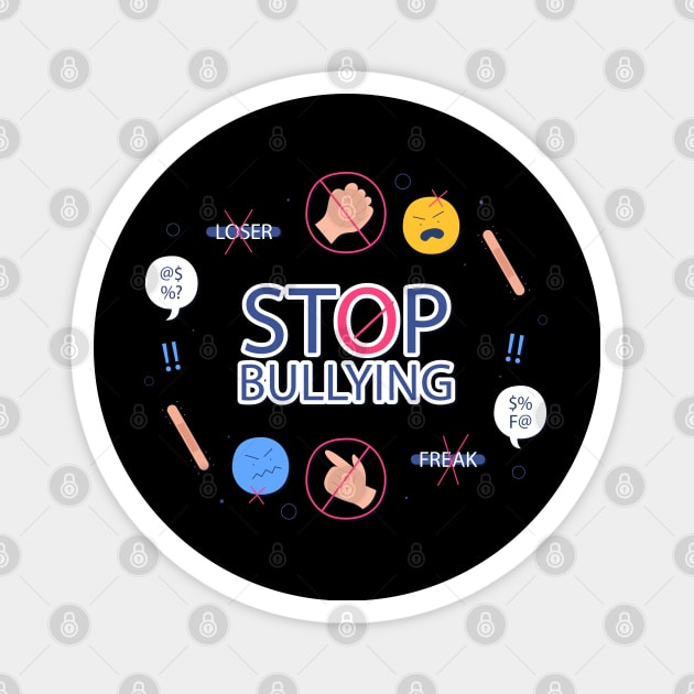 Stop Bullying Magnet by Mako Design 